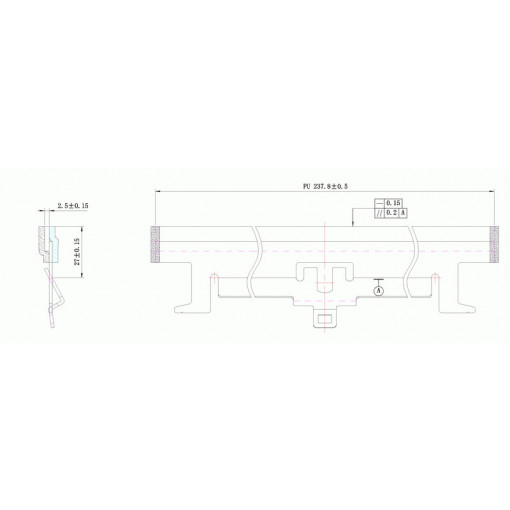 Wiper blade Kyocera DK-17/120 WB DC SELECT (LP18F) ( cod original : DK17, DK120 )