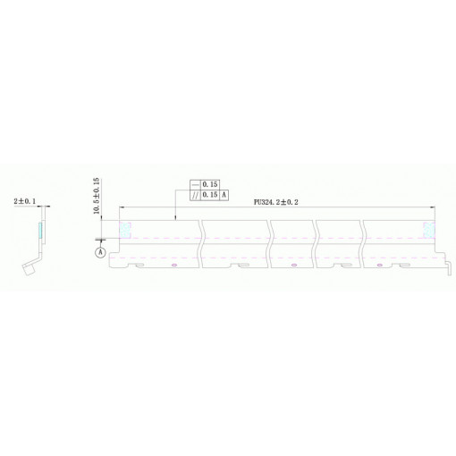Wiper blade Sharp MX-M283/363/453/503 DC Select WB (KRK-SH363F) ( cod original : - )