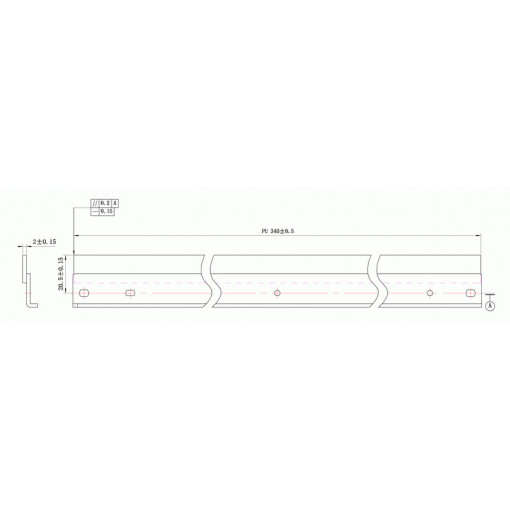 Wiper blade Konica Minolta IU-310, C350 DC Select WB (KRK-KOC350) ( cod original : IU310, IU410 )