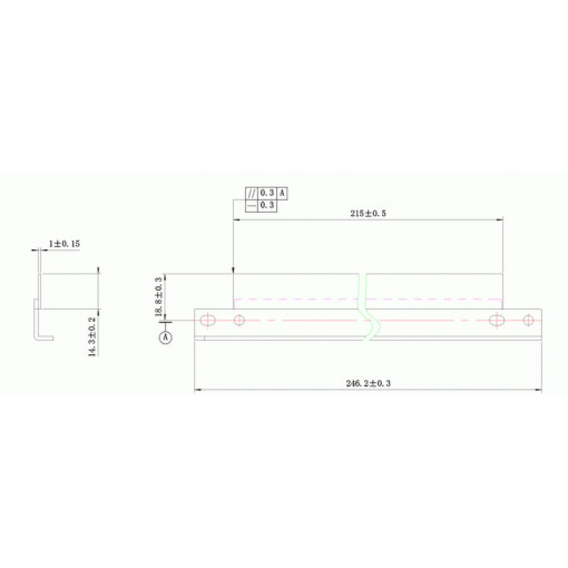 Doctor blade HP 2400/P3005 DB DC Select (KRK-LP126M) ( cod original : Q6511 )