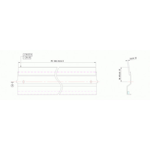 Wiper blade Lexmark E120 WB DC Select (KRK-LP157F) ( cod original : E120 )