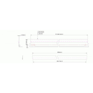 Wiper blade HP CP3525 WB DC Select (KRK-LP182P) Compatibil - Img 2