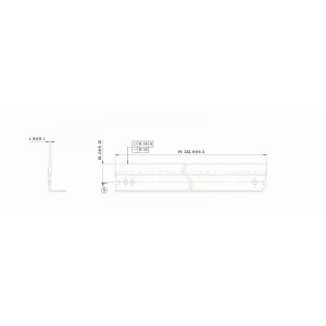 Wiper blade HP P1505 WB DC Select (KRK-LP163) Compatibil - Img 2