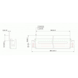 Wiper blade Lexmark E230/E250/E260 WB DC Select (KRK-LP118) ( cod original : E230, E260, E250 ) - Img 1
