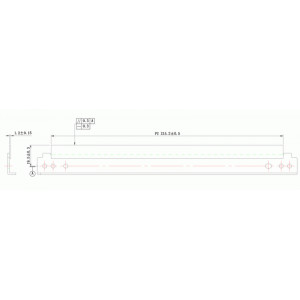 Doctor blade HP P4515 DB DC Select (KRK-LP168M) ( cod original : P4515 ) - Img 2