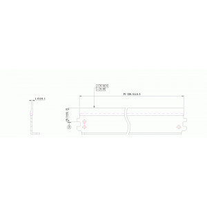 Wiper blade HP CLJ5500 WB DC Select (KRK-LP95) ( cod original : 5500 ) - Img 2