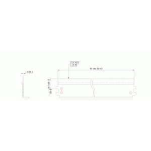 Wiper blade HP CLJ5500 WB DC Select (KRK-LP95) Compatibil