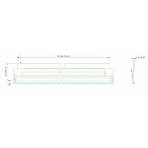 Wiper blade Lexmark T650 WB DC Select (KRK-LP184P) ( cod original : T650 ) - Img 2