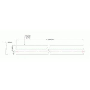Wiper blade Samsung ML3050 WB DC Select (KRK-LP169) Compatibil - Img 2