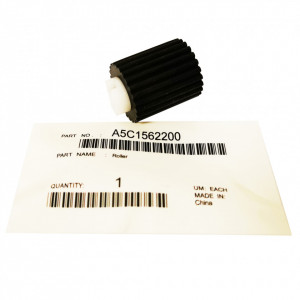 Konica Minolta C220 OEM NEW STYLE RIBBED Paper Pickup Roller ( cod original : A5C1562200 ) - Img 1