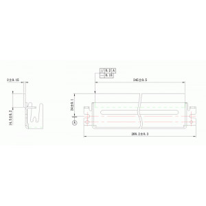 Wiper blade Lexmark E230/E250/E260 WB DC Select (KRK-LP118) Compatibil - Img 2