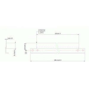 Doctor blade HP 2400/P3005 DB DC Select (KRK-LP126M) ( cod original : Q6511 ) - Img 2
