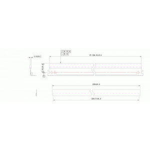 Wiper blade HP CP3525 WB DC Select (KRK-LP182P) Compatibil