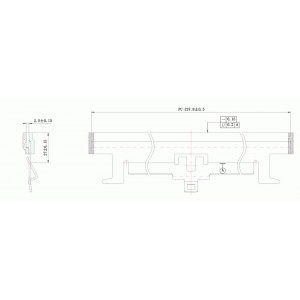 Wiper blade Kyocera DK-17/120 WB DC SELECT (LP18F) Compatibil