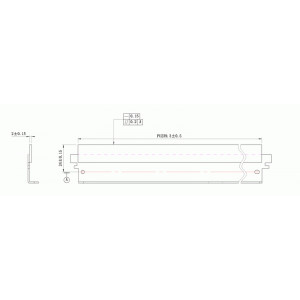 Wiper blade SAM MLT-D205 WB DC Select (KRK-LP222) ( cod original : MLT-D205 ) - Img 2