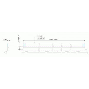 Wiper blade Sharp MX-M283/363/453/503 DC Select WB (KRK-SH363F) ( cod original : - ) - Img 1