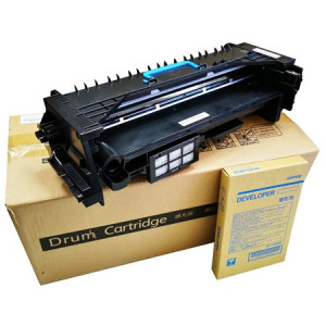 Developer unit + Drum unit KMin DR411 + DV411 + DEVELOPER Negru Compatibil