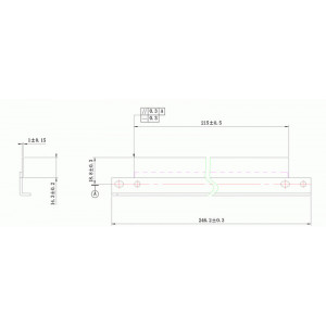 Doctor blade HP 2400/P3005 DB DC Select (KRK-LP126M) ( cod original : Q6511 ) - Img 1