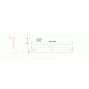 Wiper blade HP P1505 WB DC Select (KRK-LP163) Compatibil