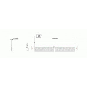 Wiper blade Lexmark T430 WB DC Select (KRK-LP94) ( cod original : T420, T430 ) - Img 2