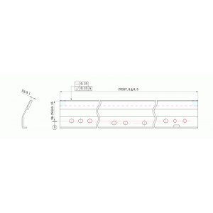 Wiper blade Sharp MX-2300 DC Select WB (KRK-SH2300F) ( cod original : - ) - Img 2