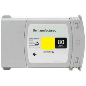 Cartus cerneala HP 80 (C4848A) Y NEW Yellow (galben) Compatibil - Img 2