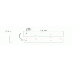 Wiper blade HP P2055 WB DC Select (KRK-LP183) ( cod original : P2055 ) - Img 2