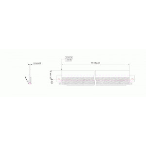 Wiper blade Lexmark T430 WB with PCR clean DC Select (KRK-LP94P) ( cod original : T420, T430 ) - Img 2