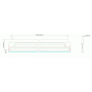 Wiper blade Lexmark T650 WB DC Select (KRK-LP184P) ( cod original : T650 ) - Img 1