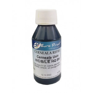 Cerneala Cerneala UNIV HQ B - 100ml Negru 100 ml pag Compatibil