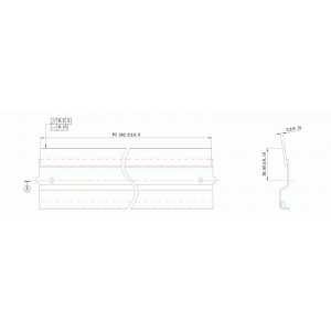 Wiper blade Lexmark E120 WB DC Select (KRK-LP157F) ( cod original : E120 ) - Img 2