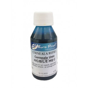 Cerneala Cerneala UNIV HQ C - 100ml Cyan (albastru) 100 ml pag Compatibil