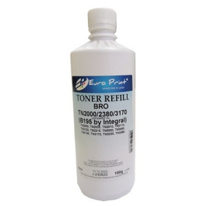 Toner refill Brother TN2000/TN3170/TN3280 B195 100g by Integral refill Negru 100 g pag Compatibil