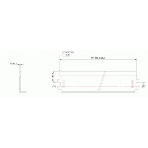 Wiper blade HP 5000/5200/8100 WB DC Select (KRK-LP50) ( cod original : 5000 ) - Img 1