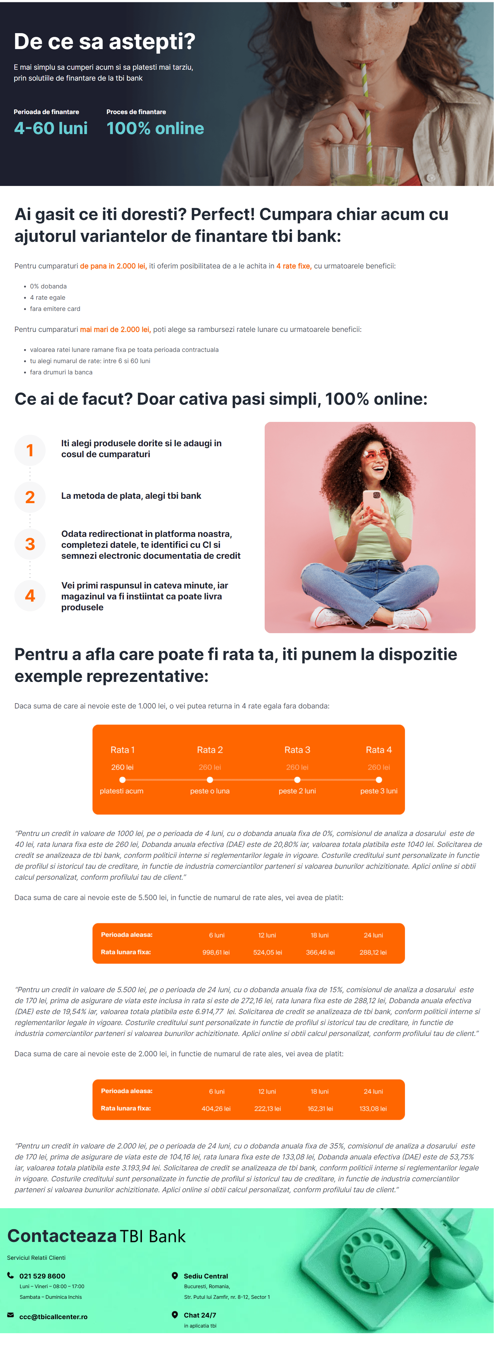 Informatii creditare TBI Bank pe 12note.ro