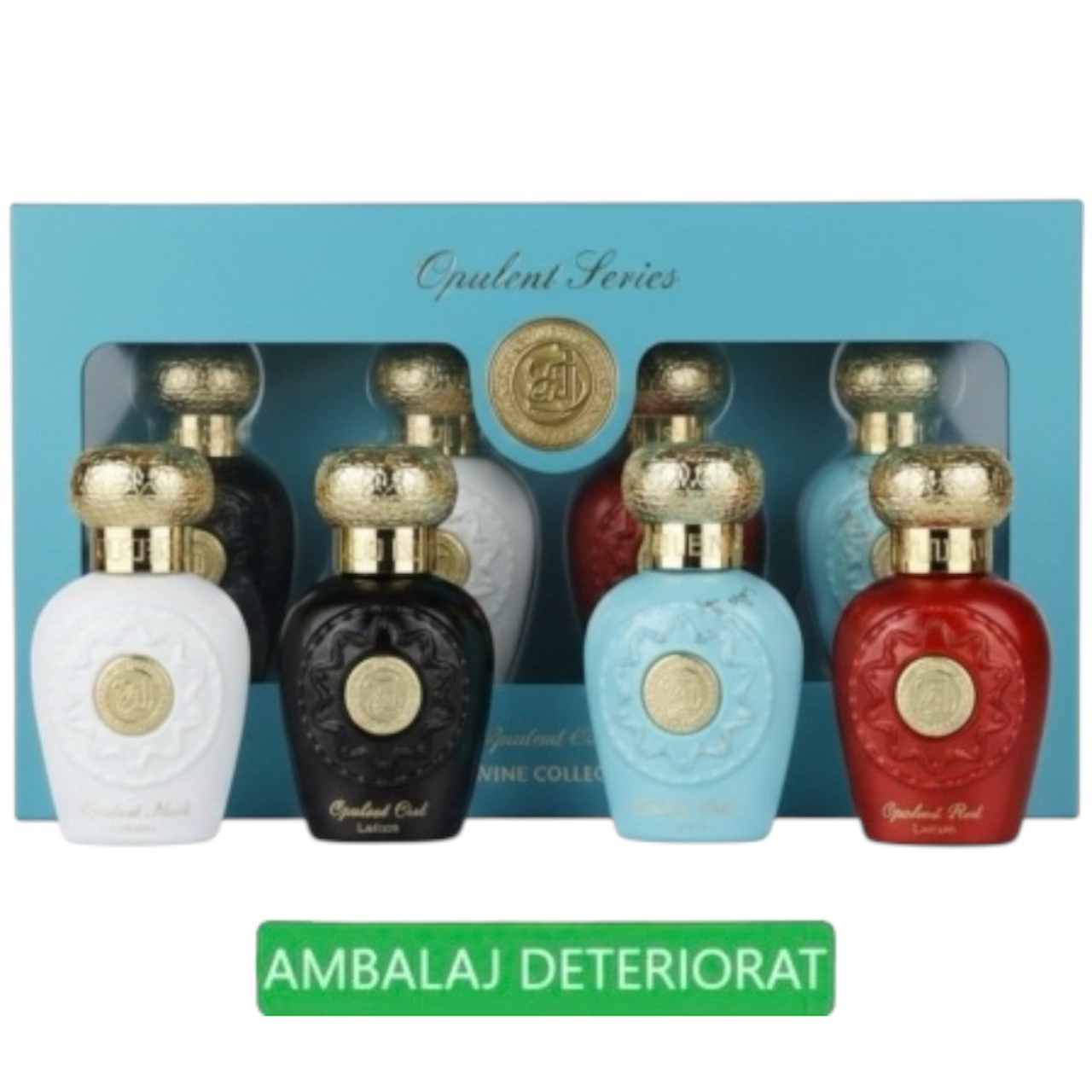 Opulent Collection (Ambalaj deteriorat) Lattafa 4x25 ml, apa de parfum ...