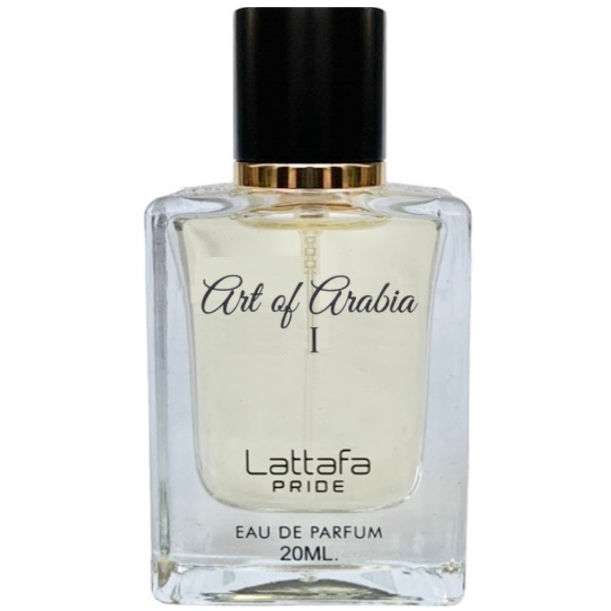 Apa de parfum arabesc Lattafa Art of Arabia I pentru barbati, 20 ml, alb, original Dubai