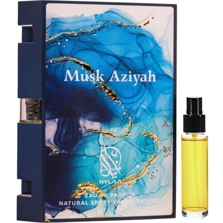 Musk Aziyah Nylaa 2 ml, apa de parfum, femei, mostra