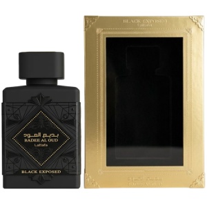 Bade’e Al Oud Black Exposed Lattafa 100 ml, apa de parfum, unisex - Img 3