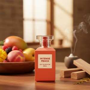 Intense Peach Fragrance World 80 ml, apa de parfum, unisex - Img 5
