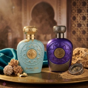 Opulent Collection Dubai & Blue Oud Elixir Lattafa 2x100 ml, apa de parfum, unisex, set - Img 5