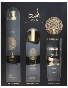 Asad Lattafa 600 ml, eau de parfum, men, set - Img 2