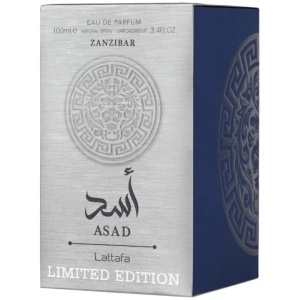 Asad Zanzibar Limited Edition Lattafa 100 ml, apa de parfum, barbati - Img 3