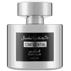 Confidential Platinum Lattafa 100 ml, eau de parfum, men - Img 4