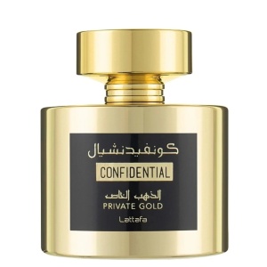Confidential Private Gold Lattafa 100 ml, apa de parfum, unisex