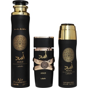 Asad Lattafa 600 ml, eau de parfum, men, set - Img 1