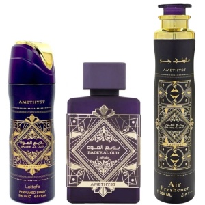 Bade'e Al Oud Amethyst Lattafa 600 ml, eau de parfum, unisex, set - Img 1