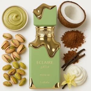 Eclaire Pistache Lattafa 100 ml, apa de parfum, unisex - Img 5