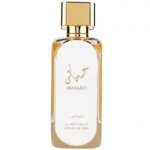 Hayaati Gold Elixir Lattafa 100 ml, apa de parfum, unisex - Img 3