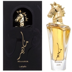 Maahir Gold Lattafa 100 ml, apa de parfum, barbati - Img 2
